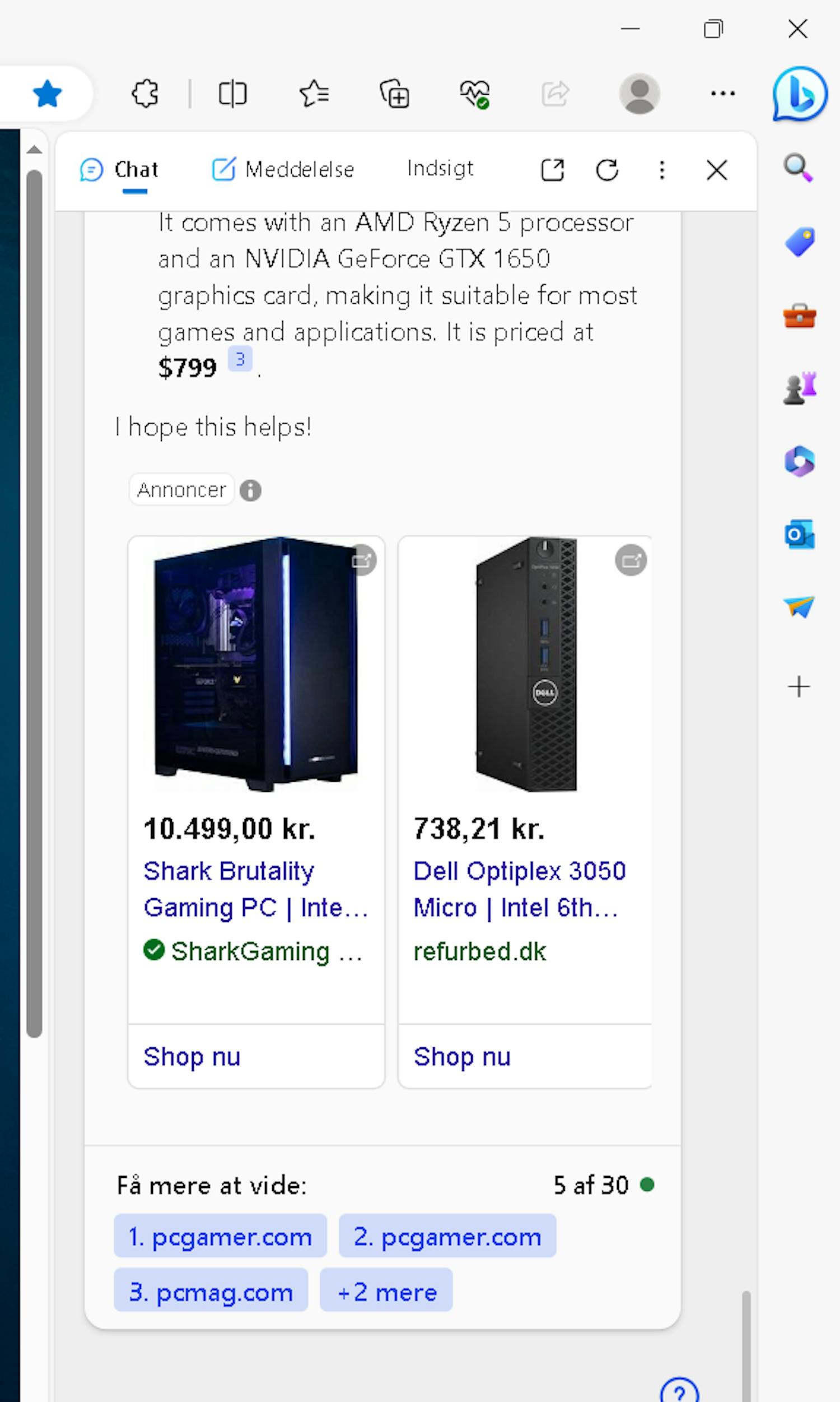 Annonser: Chat GPT adverts